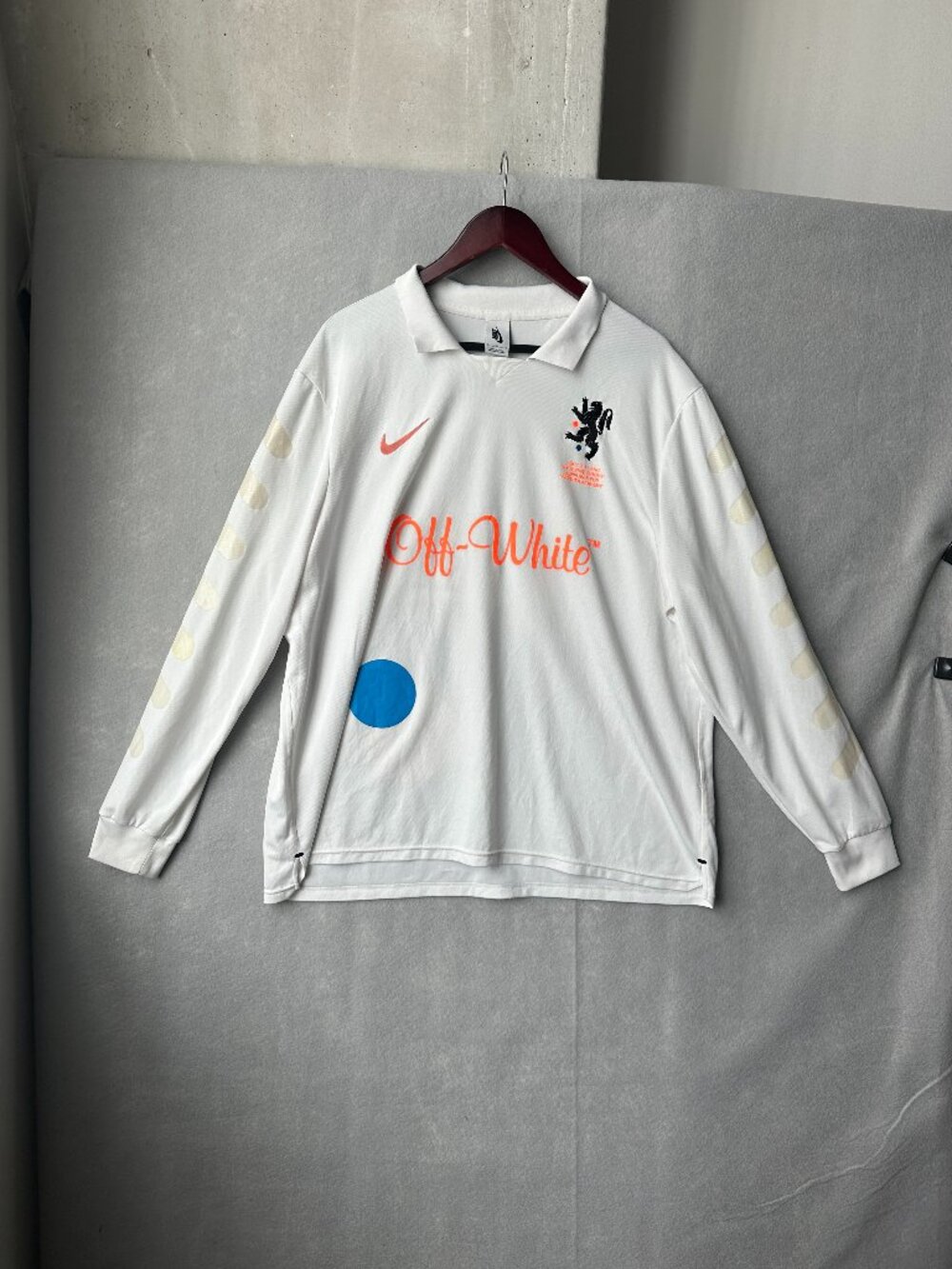 Nike x Off-White Jersey Mens XL White Virgil Abloh Nikelab Long Sleeve NRG